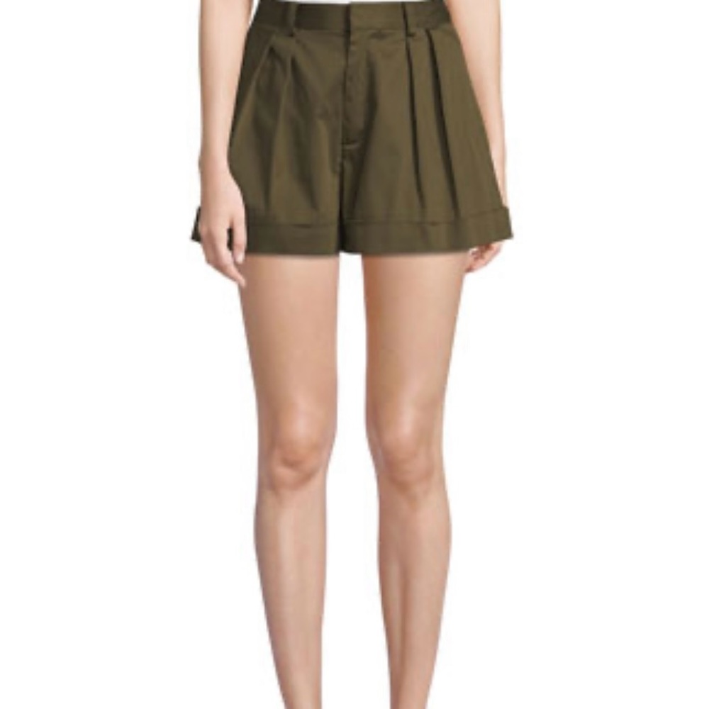 NWOT Alice and Olivia Conry Pleated Shorts